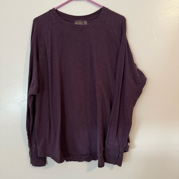 Women's 🪄 Zella 💜 Relaxed Long-Sleeve Slub Tee - Picture 2 of 6